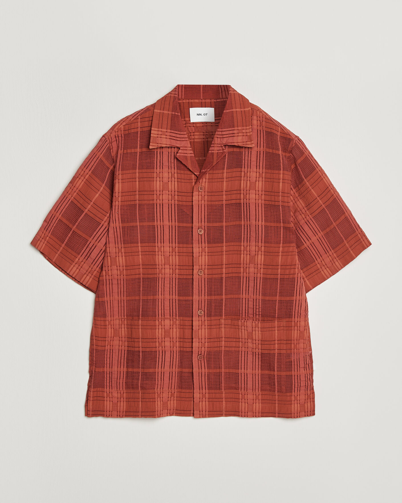 Herren |  | NN07 | Ben Short Sleeve Shirt Sienna Heat