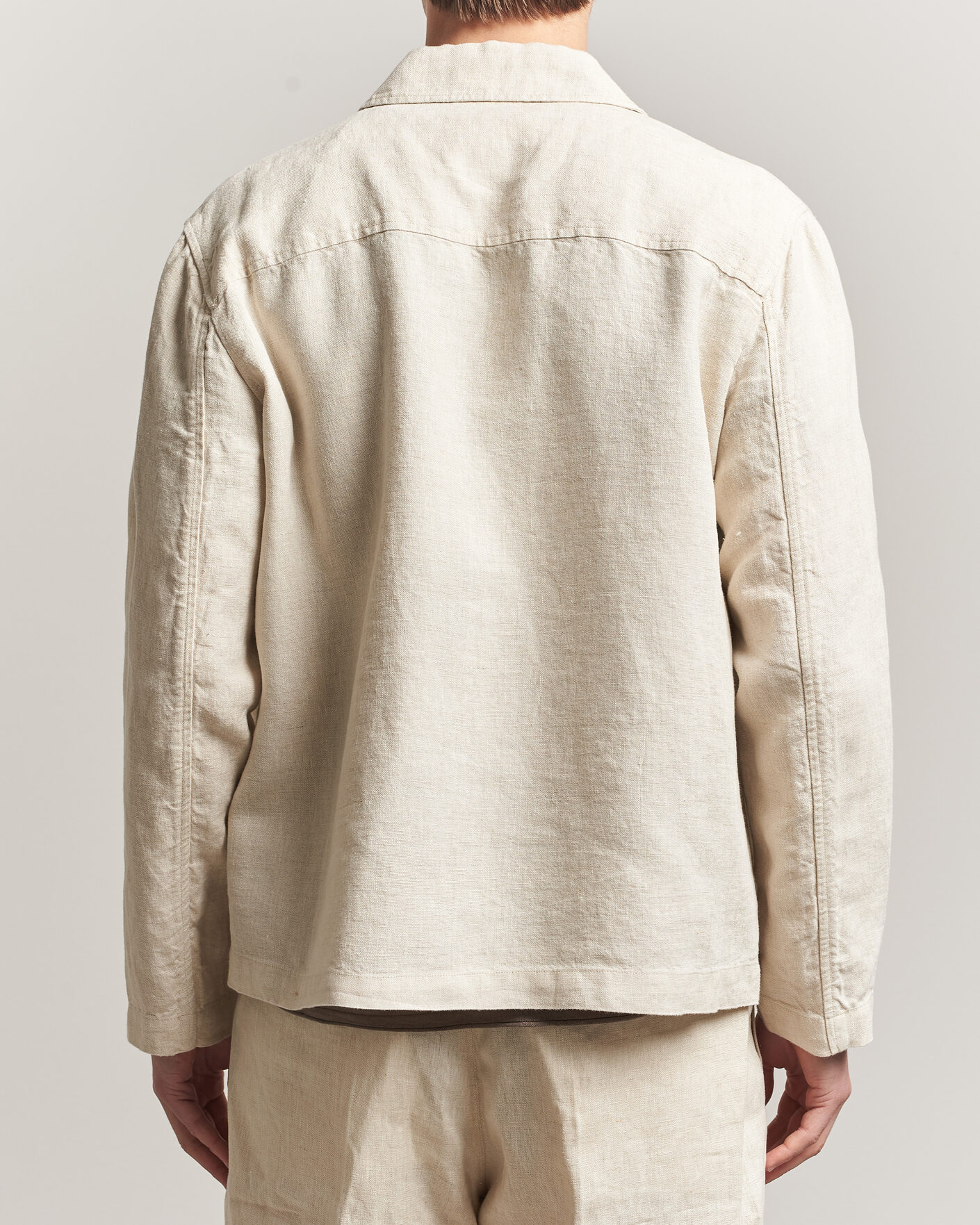 Herren | Hemden | NN07 | Morgan Linen Overshirt Oat