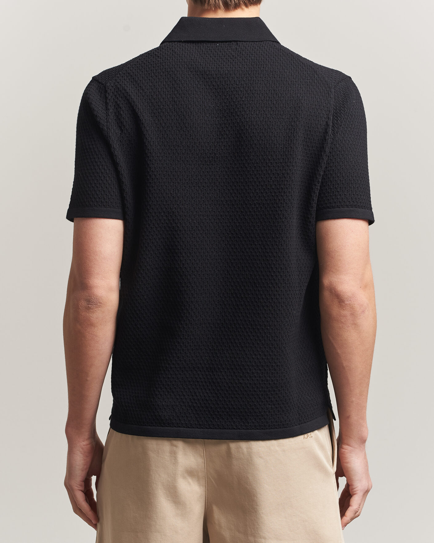 Herren | Poloshirts | NN07 | Paul Knitted Polo Black