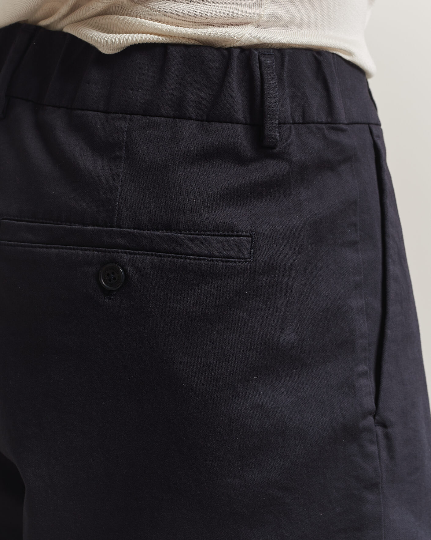 Herren | Shorts | NN07 | Kay Relaxed Fit Cotton Drawstring Shorts Navy Blue
