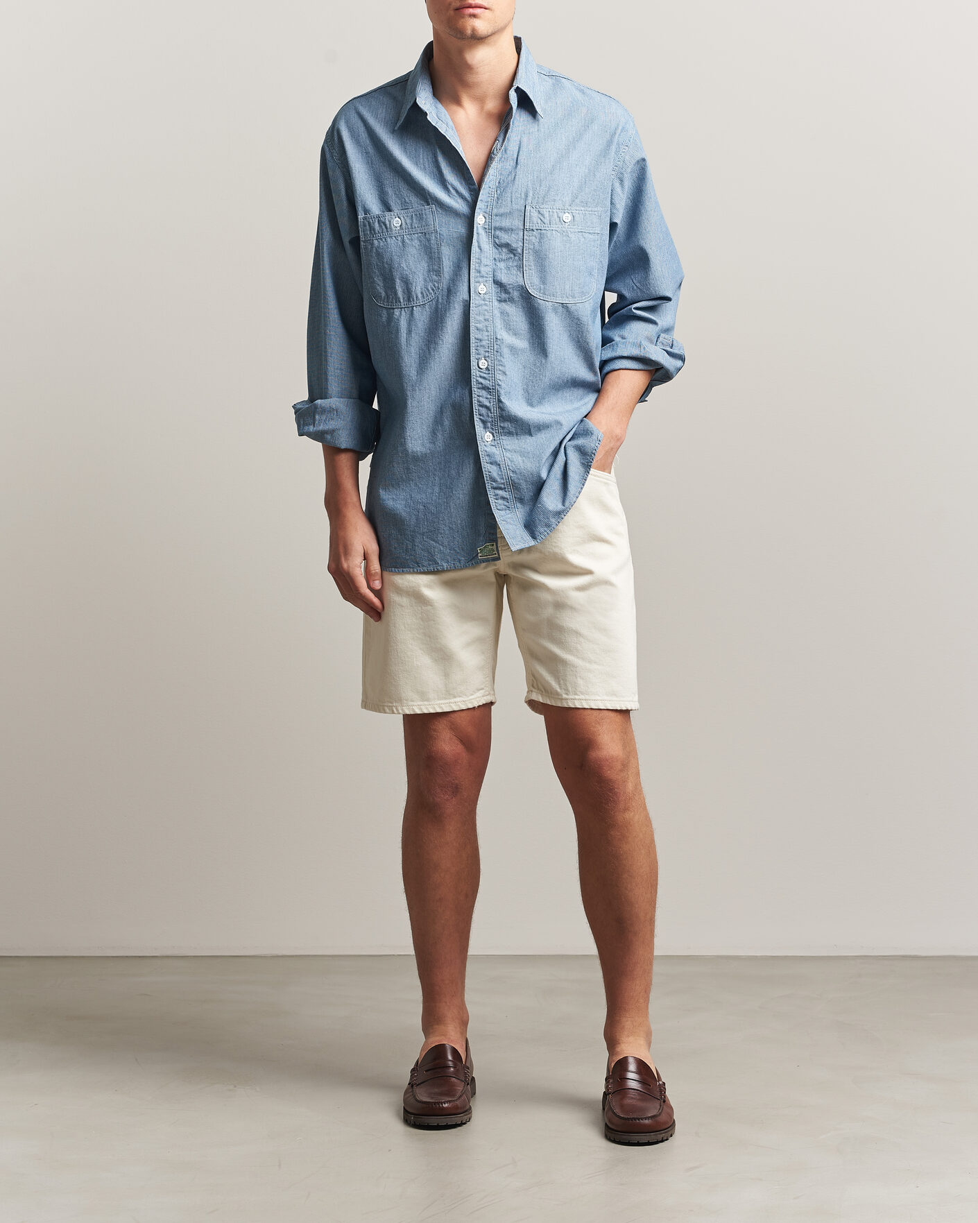 Herren | Shorts | Nudie Jeans | Seth Denim Shorts Everivory