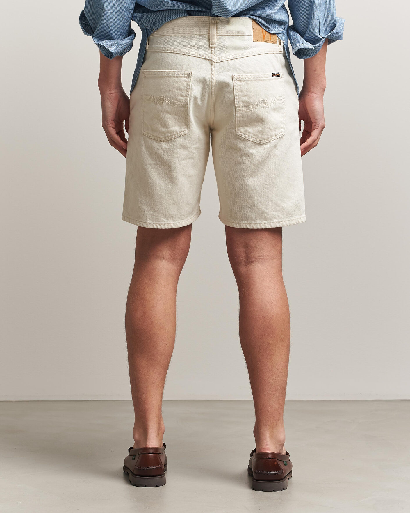 Herren | Shorts | Nudie Jeans | Seth Denim Shorts Everivory