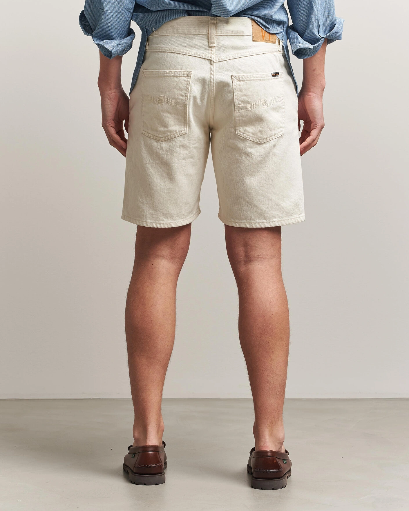 Herren | Shorts | Nudie Jeans | Seth Denim Shorts Everivory