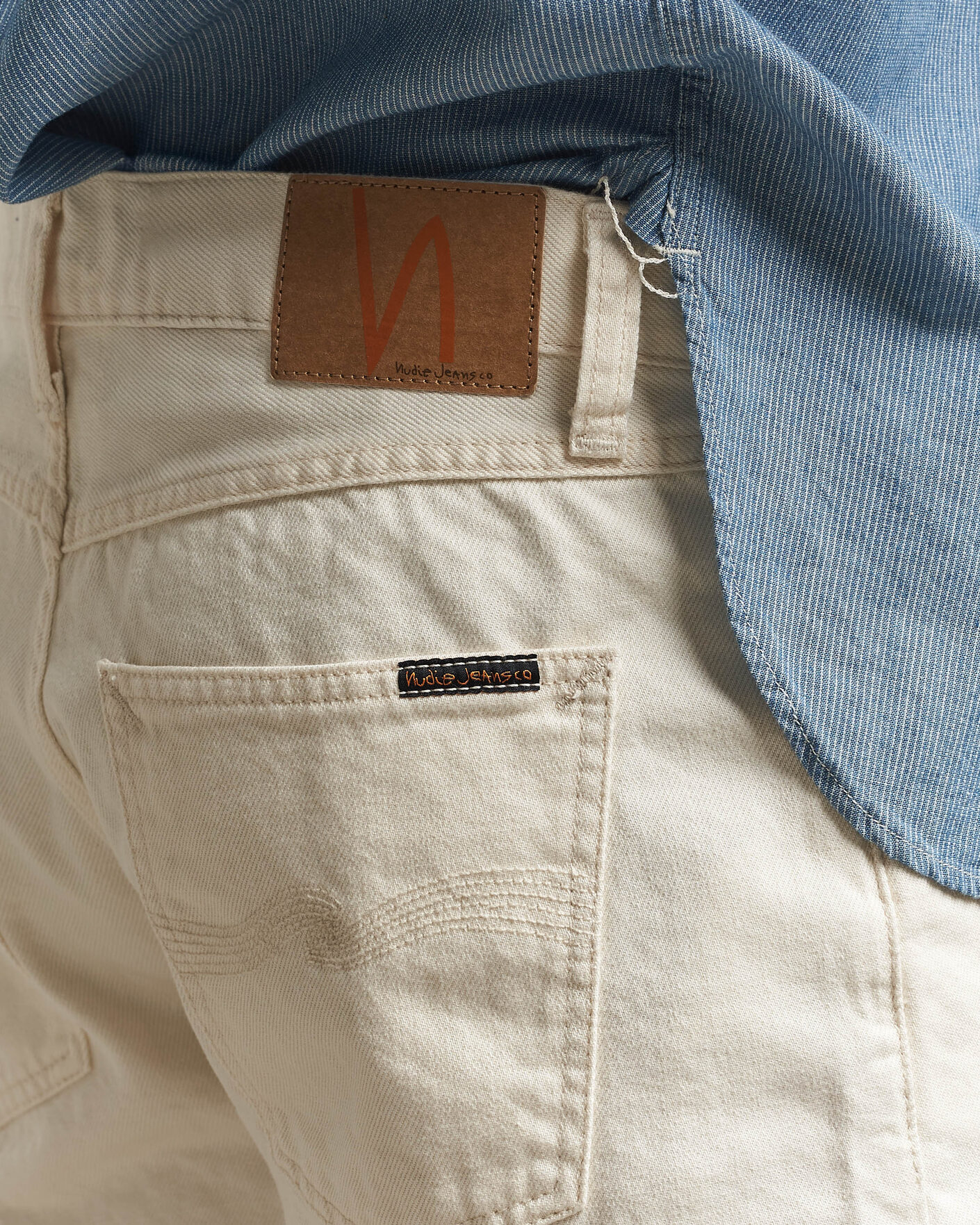 Herren | Shorts | Nudie Jeans | Seth Denim Shorts Everivory