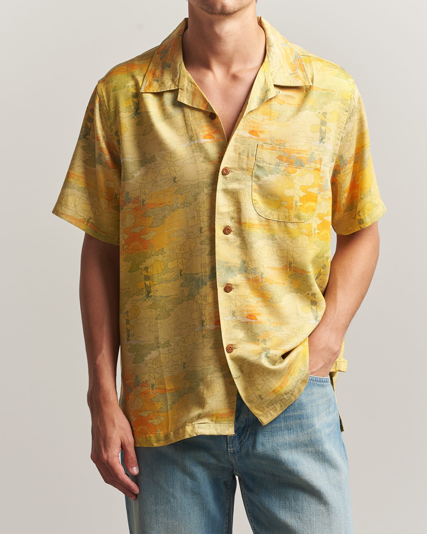 Herren | Hemden | Nudie Jeans | Arvid Hawaii Shirt Drift Away