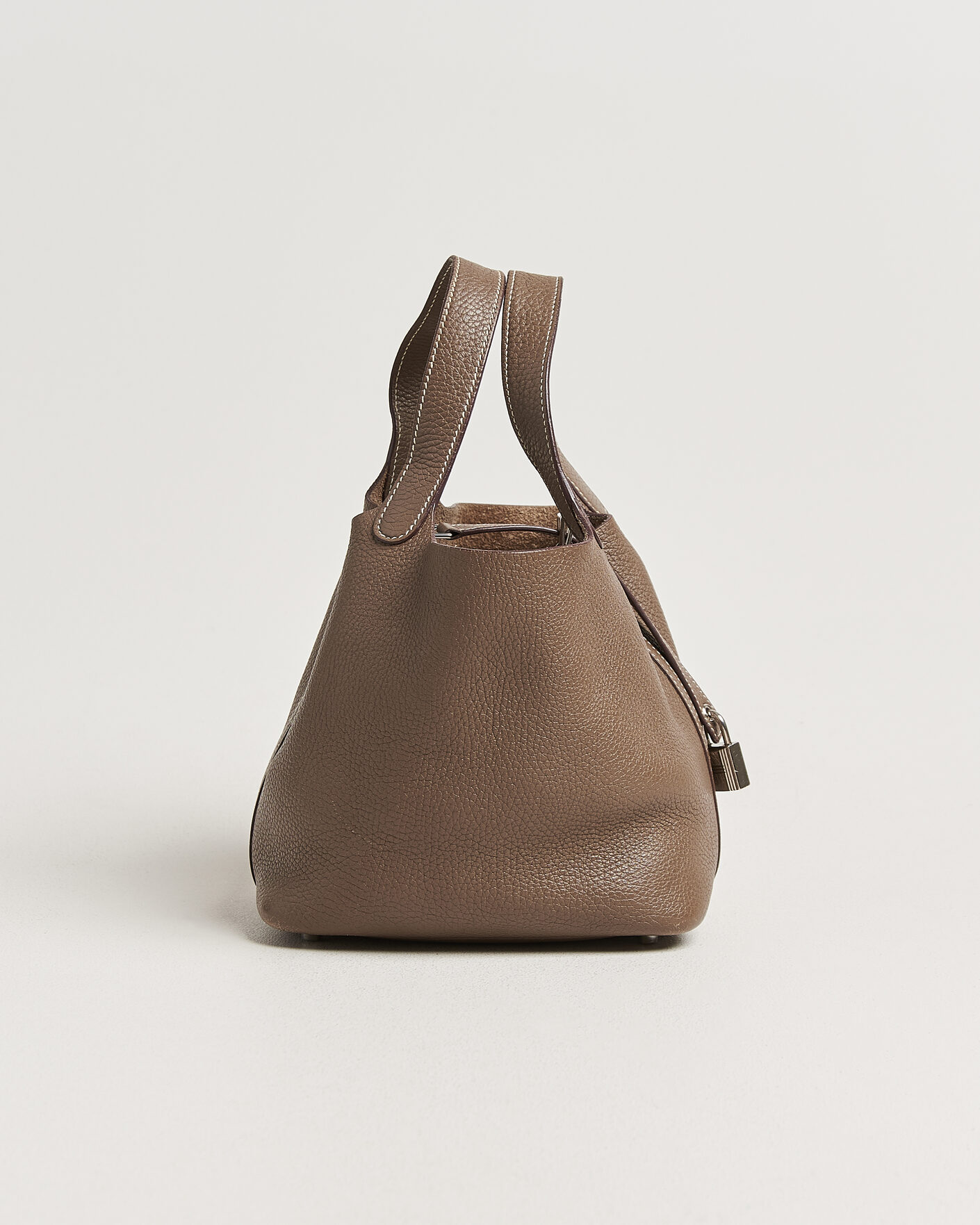 Herren | Pre-Owned & Vintage Bags | Hermès Pre-Owned | Picotin Lock 18 Etoupe