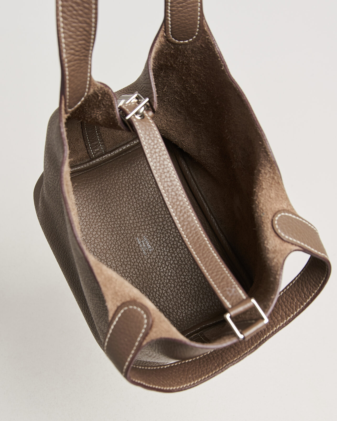 Herren | Pre-Owned & Vintage Bags | Hermès Pre-Owned | Picotin Lock 18 Etoupe