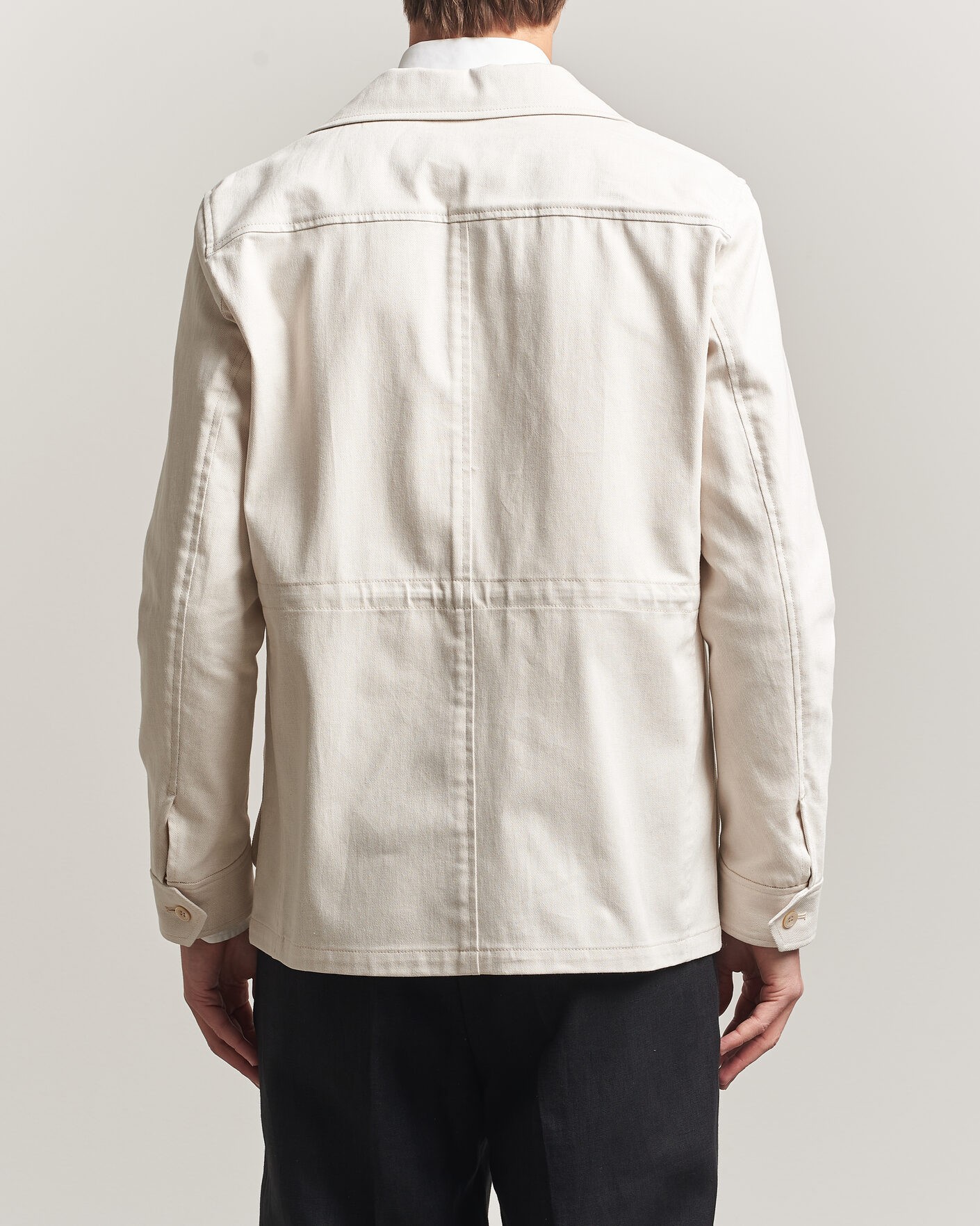Herren | Jacken | Oscar Jacobson | Sirolo Shirt Jacket Off White