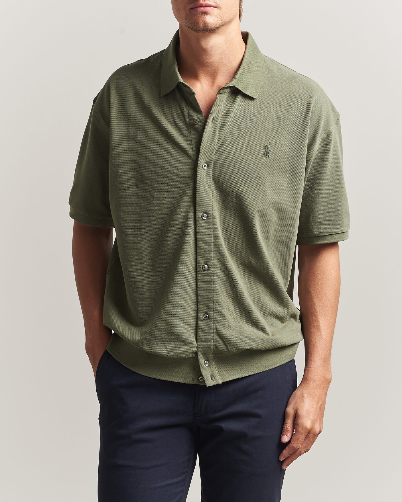 Herren | Poloshirts | Polo Ralph Lauren | Buttoned Polo Cruise Olive