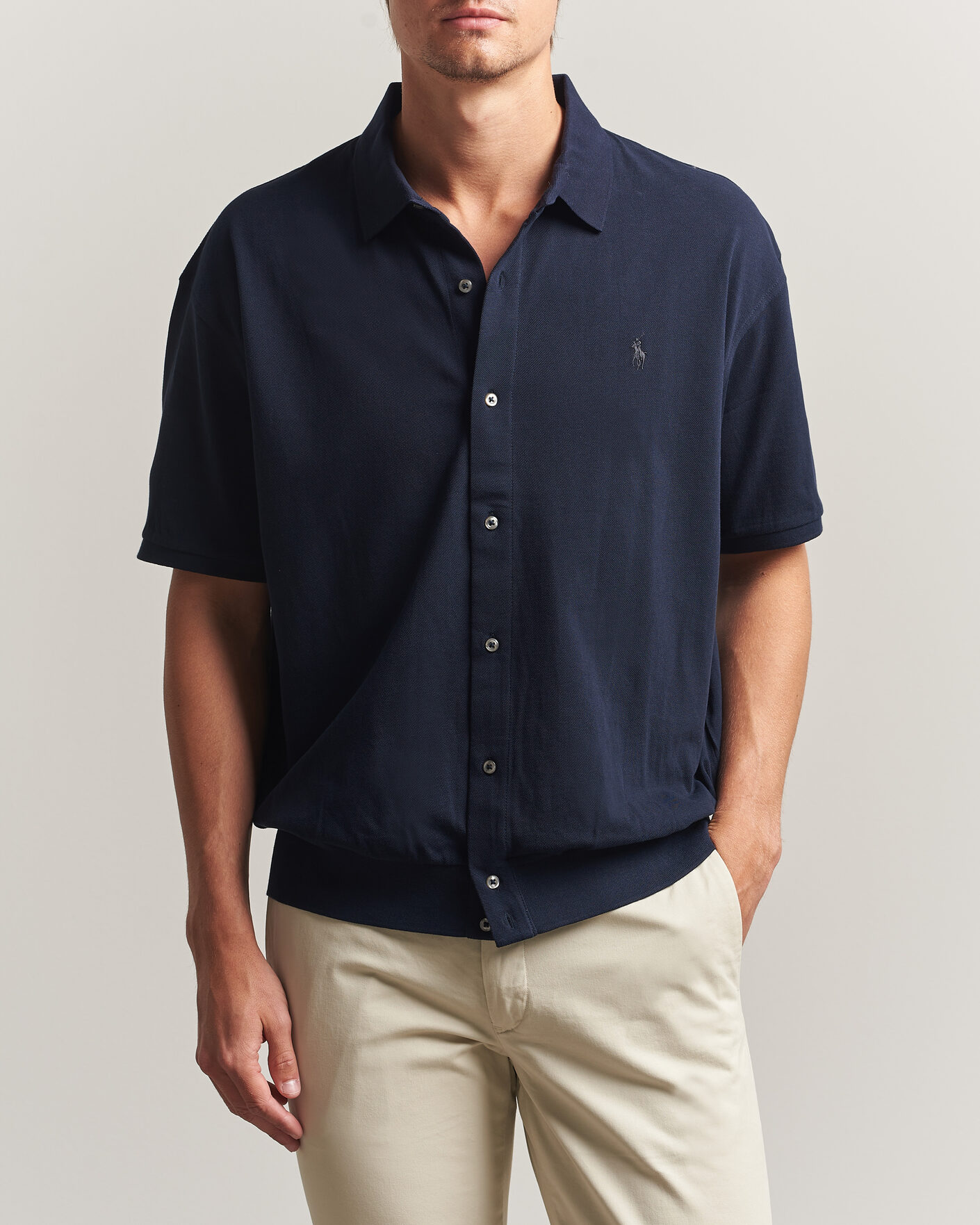 Herren | Poloshirts | Polo Ralph Lauren | Buttoned Polo Aviator Navy