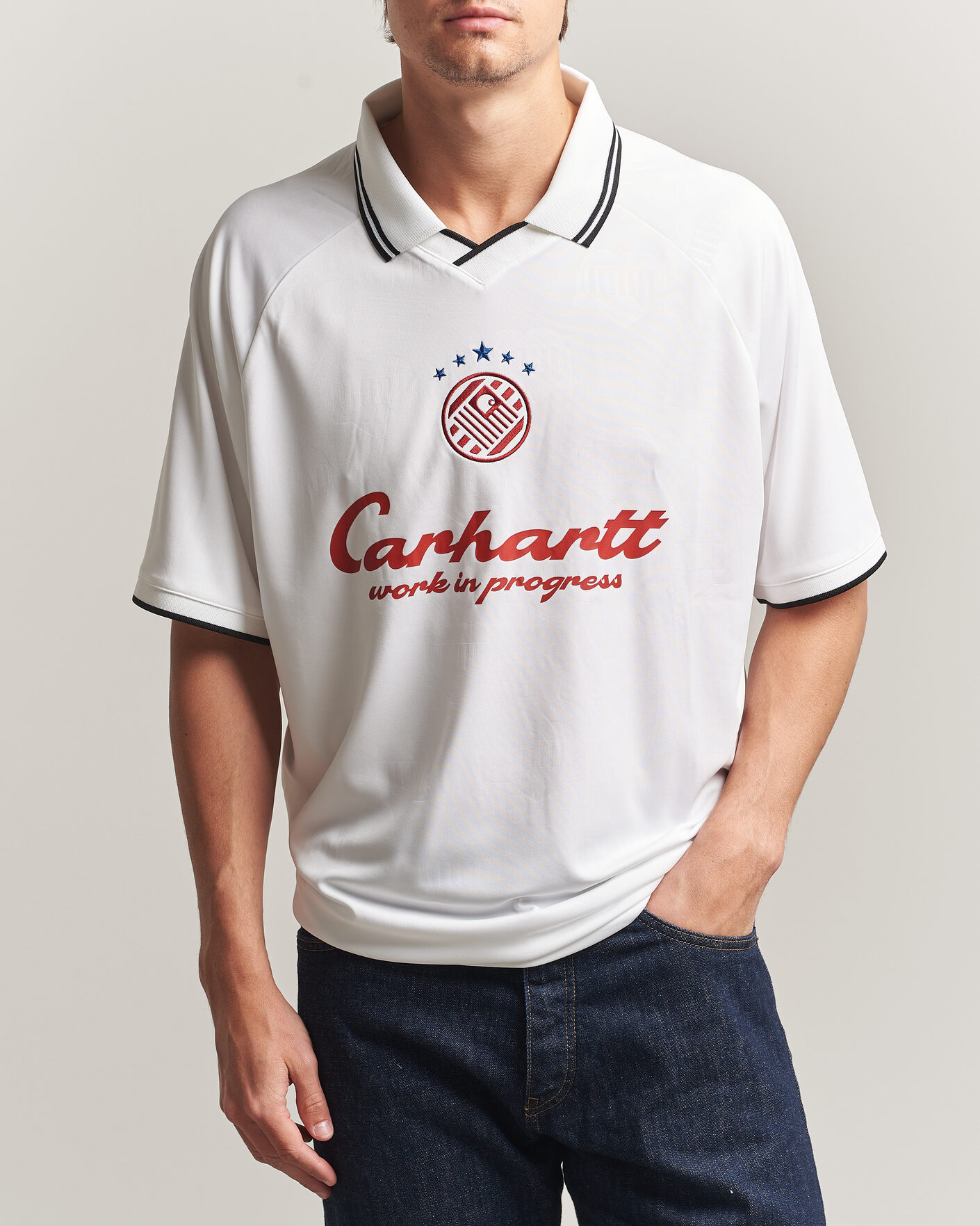 Herren | T-Shirts | Carhartt WIP | Terrace Football T-Shirt White