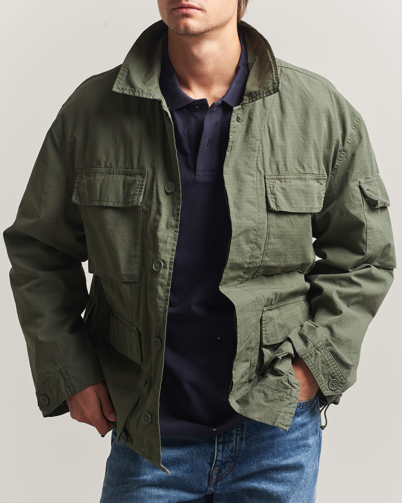 Herren | Jacken | Carhartt WIP | Manderson Ripstop Jacket Leaf
