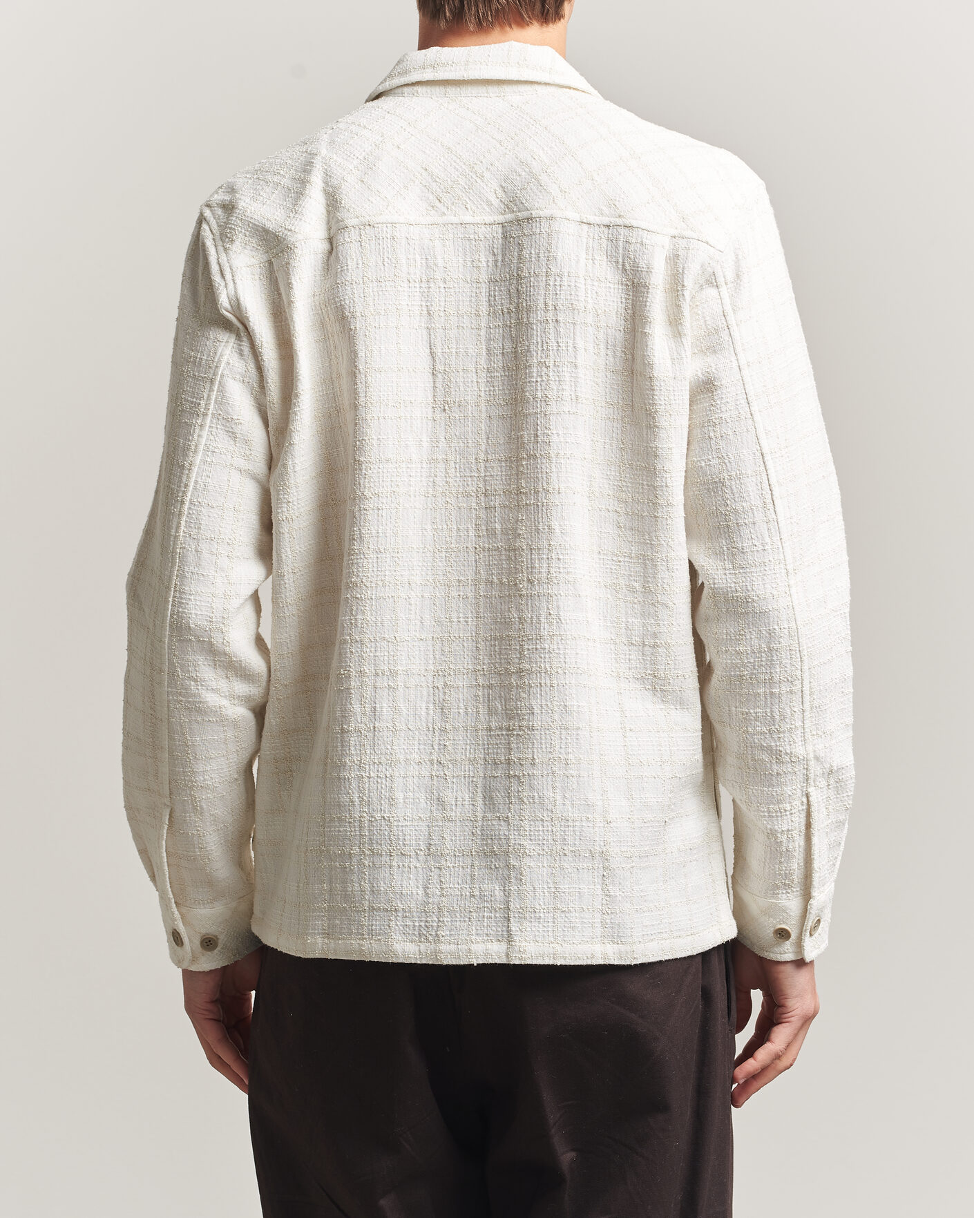 Herren | Hemden | Samsøe Samsøe | Damon Checked Overshirt Silver Birch