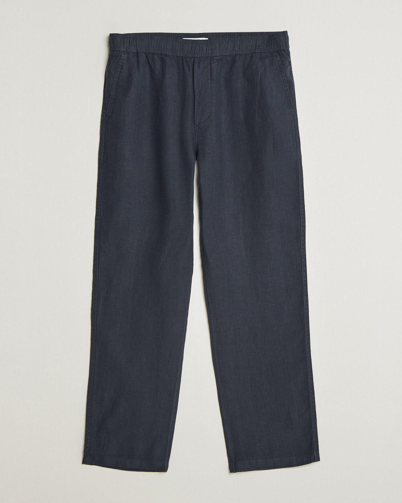 Herren | Hosen | Samsøe Samsøe | Jabari Linen Drawstring Trousers Salute Navy