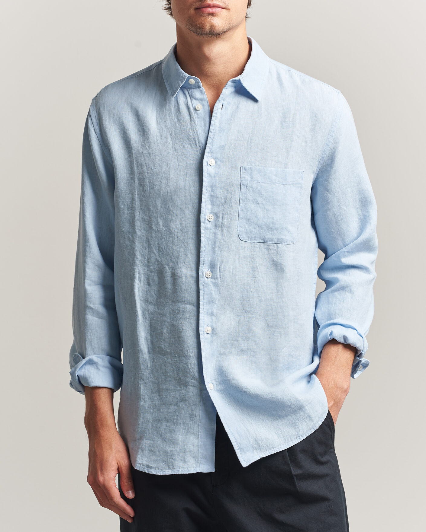 Herren | Hemden | Samsøe Samsøe | Liam Linen Shirt Windsurfer
