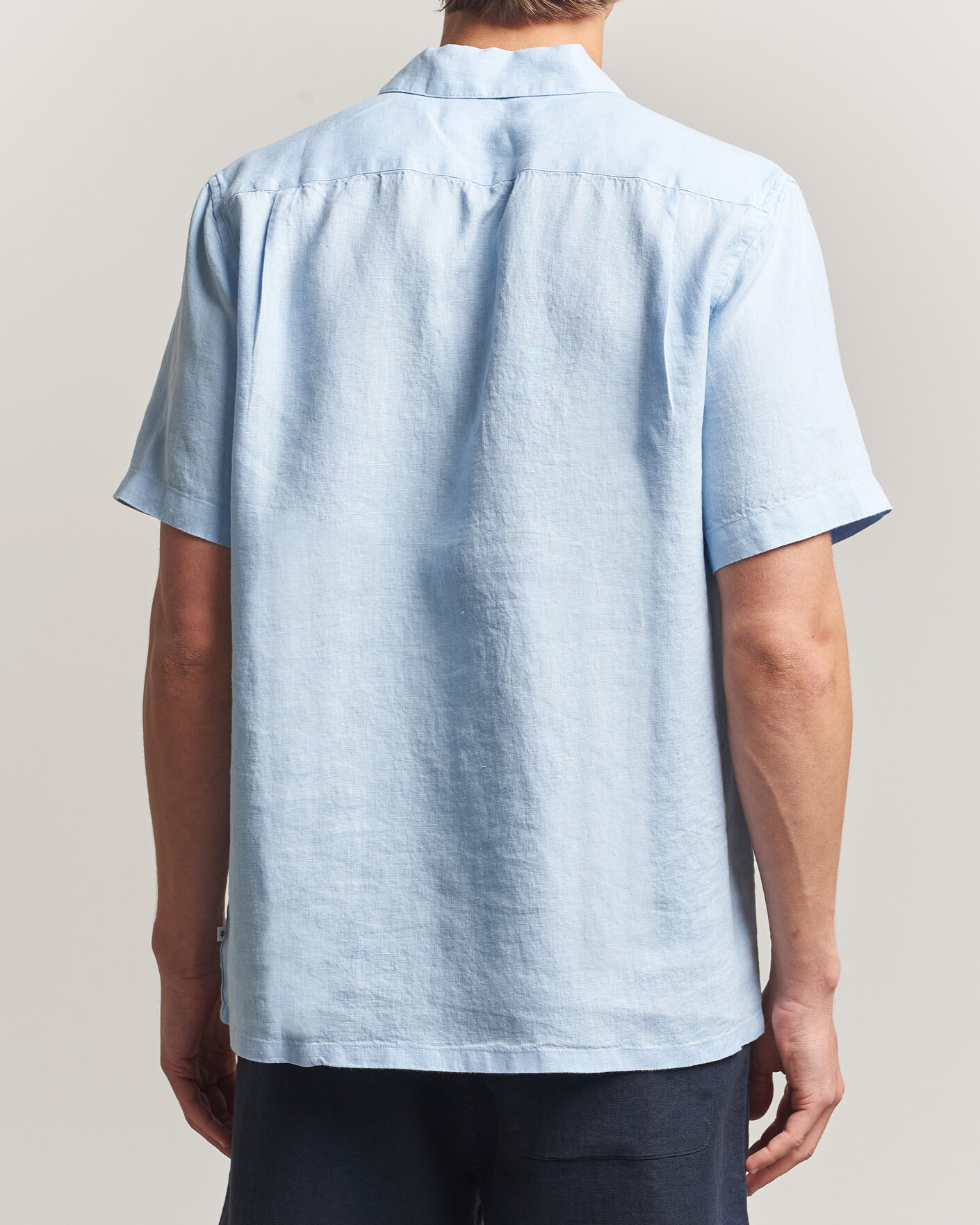 Herren | Hemden | Samsøe Samsøe | Avan Linen Short Sleeve Shirt Windsurfer