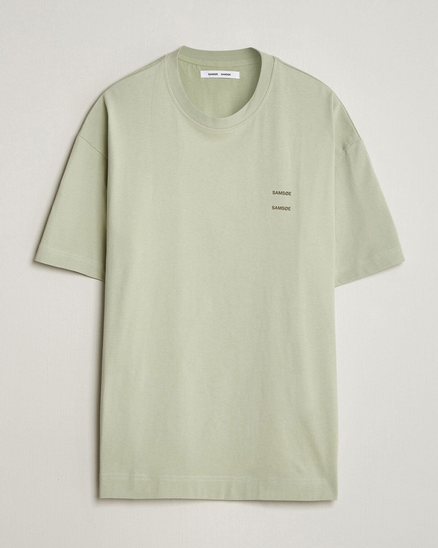 Herren | T-Shirts | Samsøe Samsøe | Joel Organic Cotton T-Shirt Desert Sage