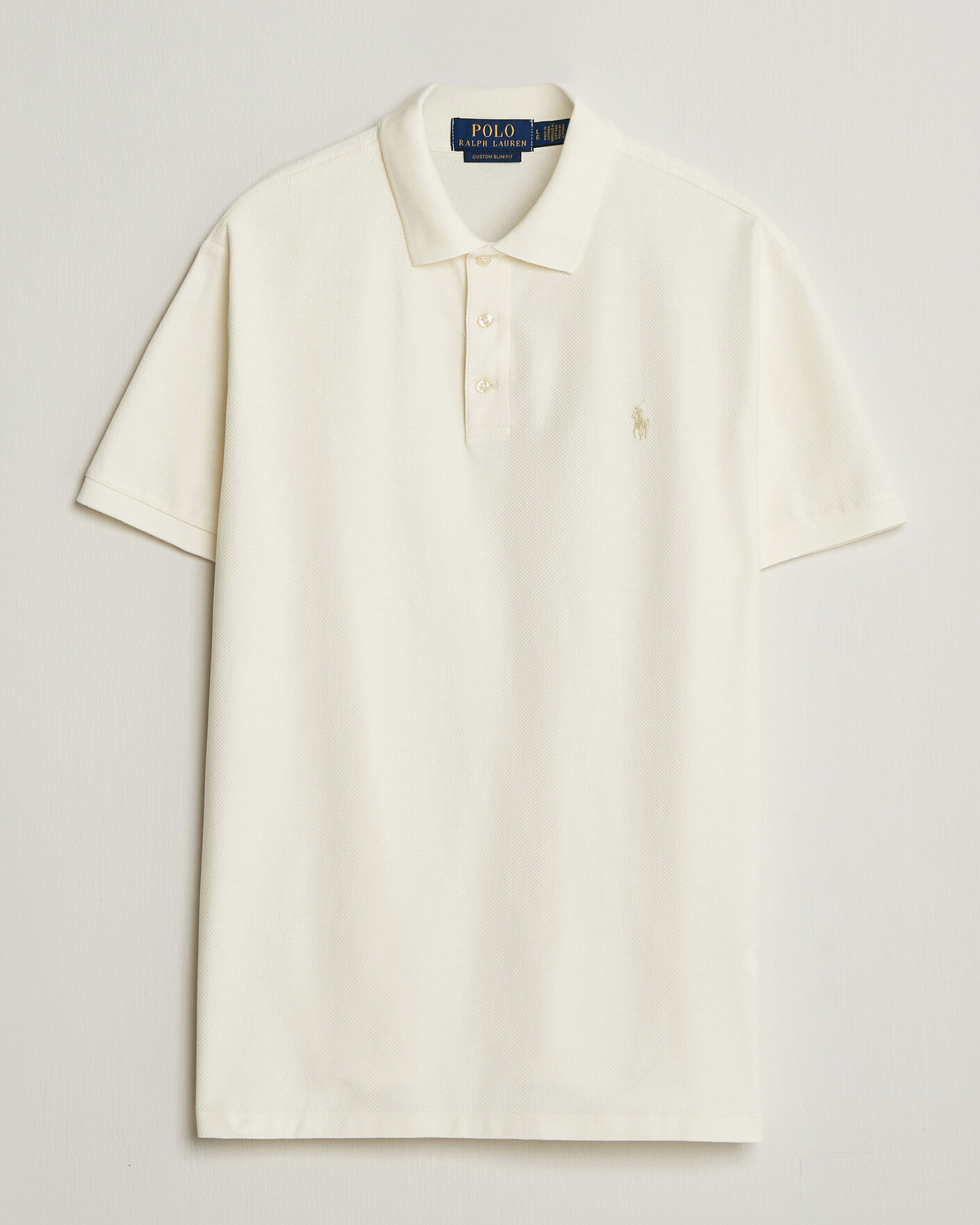 Herren | Poloshirts | Polo Ralph Lauren | Honeycomb Texture Polo Pale Cream