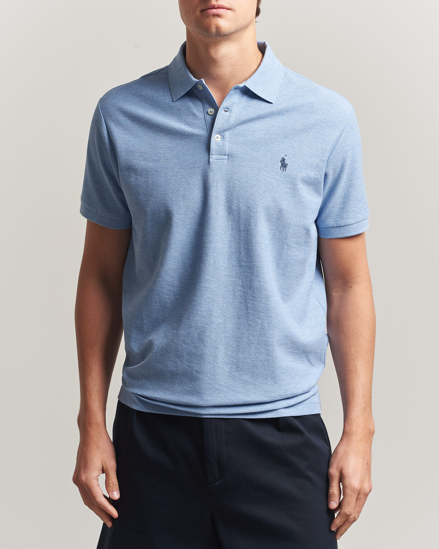 Herren | Poloshirts | Polo Ralph Lauren | Honeycomb Texture Polo Isle Heather