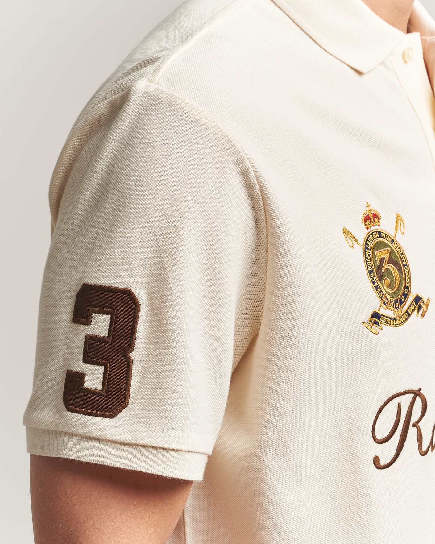 Herren | Poloshirts | Polo Ralph Lauren | Classic Fit Team Polo Guide Cream