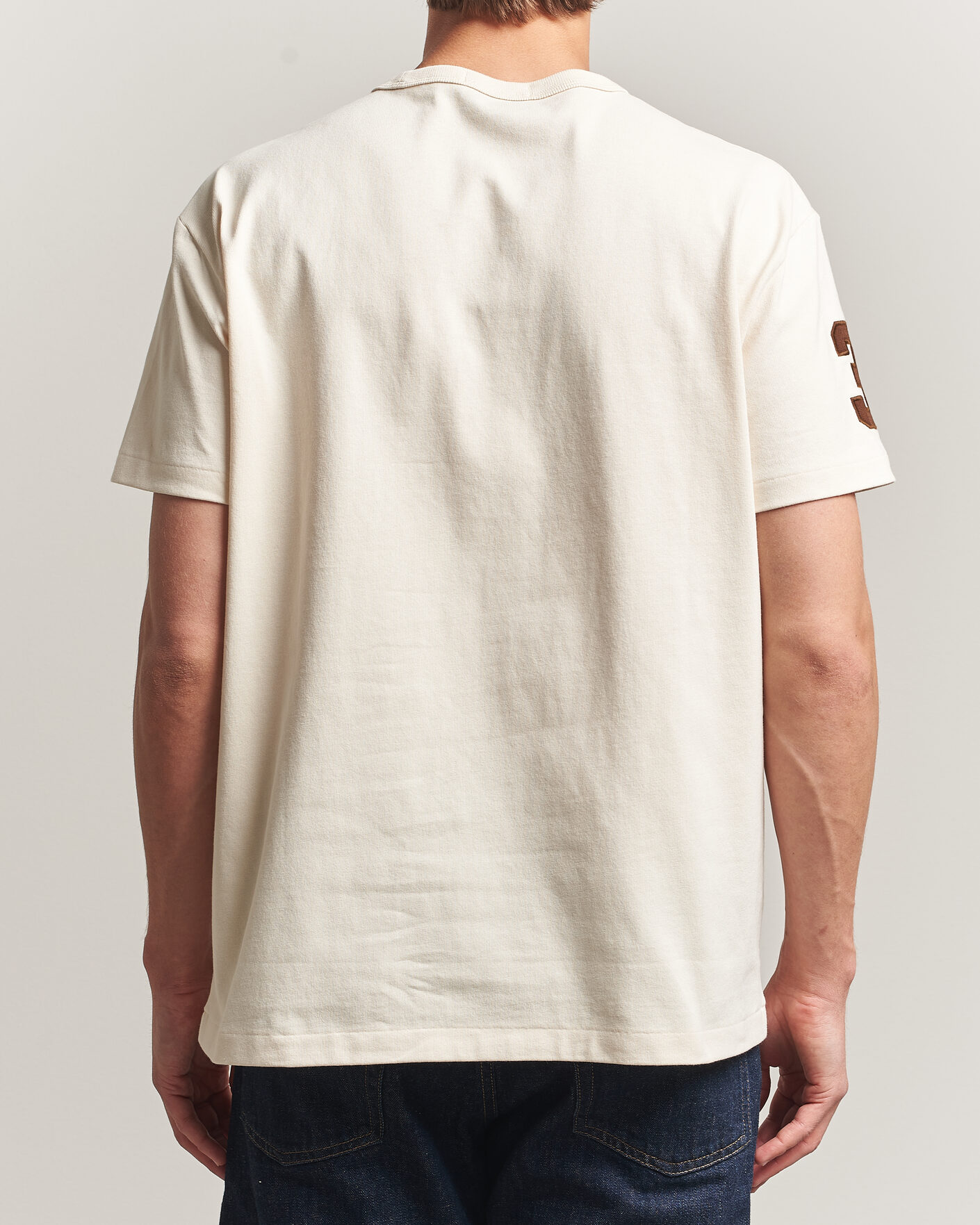 Herren | T-Shirts | Polo Ralph Lauren | Classic Fit Team T-shirt Guide Cream