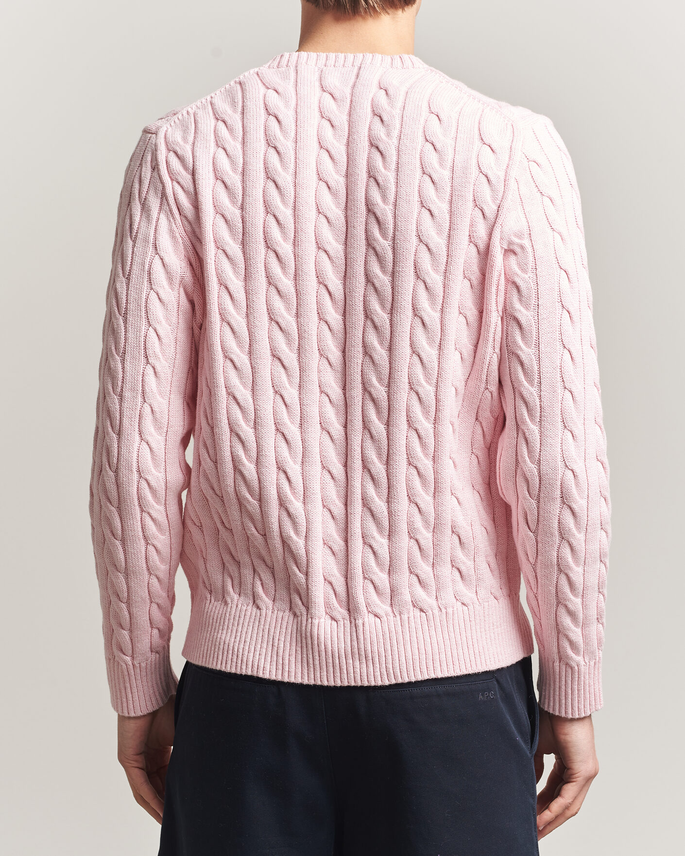 Herren | Pullover | Polo Ralph Lauren | Cotton Cable Pullover Ballet Pink Heather