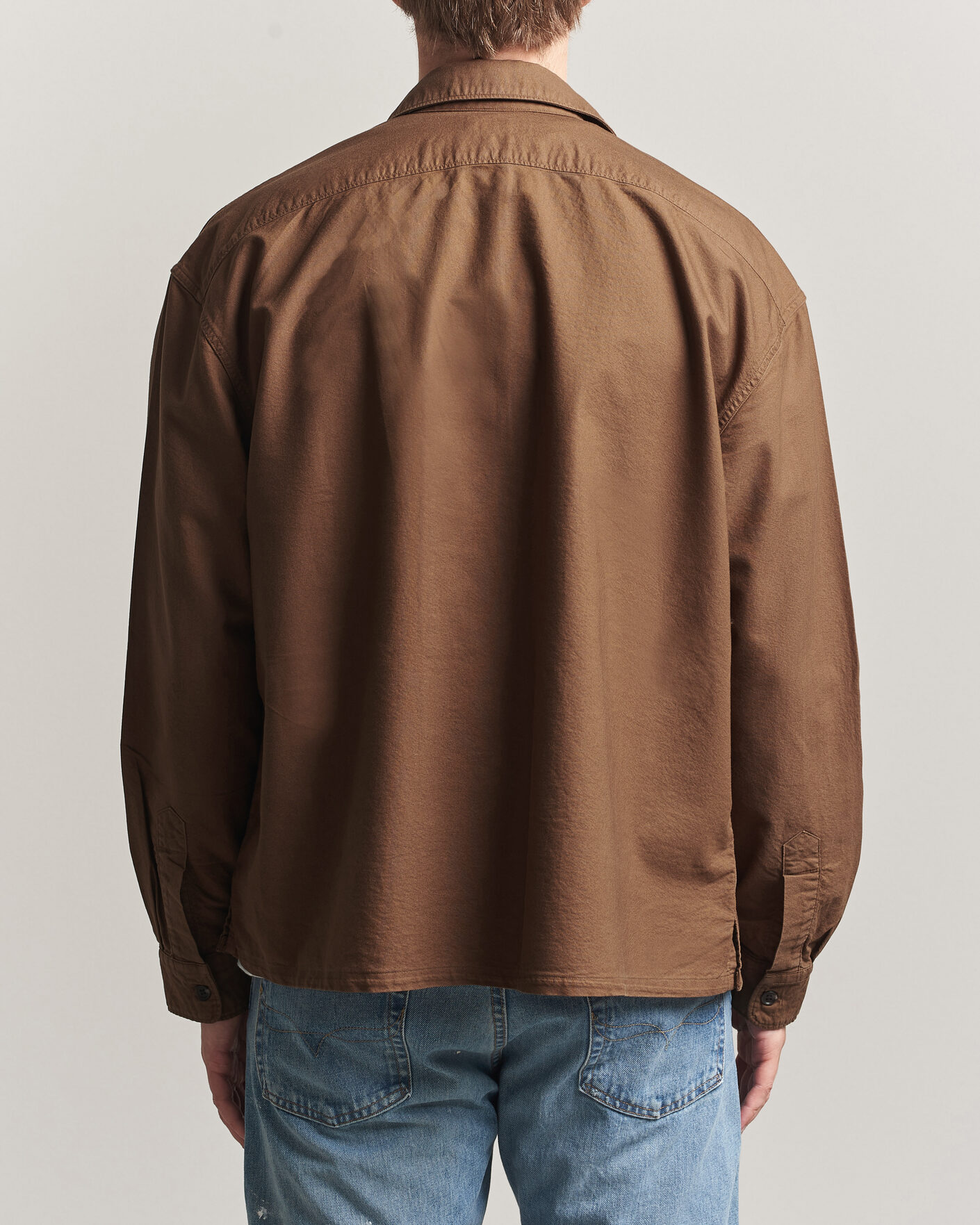 Herren | Hemden | Polo Ralph Lauren | Osaca Oxford Zip Overshirt Chestnut