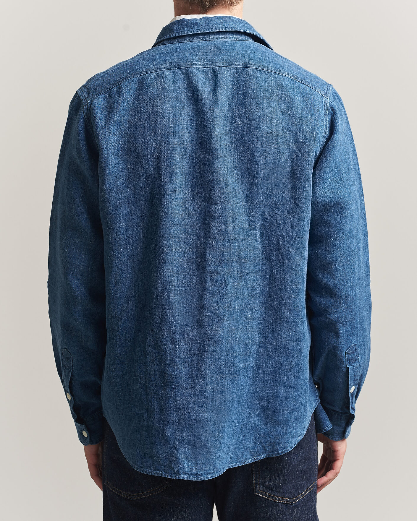 Herren | Hemden | Polo Ralph Lauren | Indigo/Linen Western Shirt Medium Wash