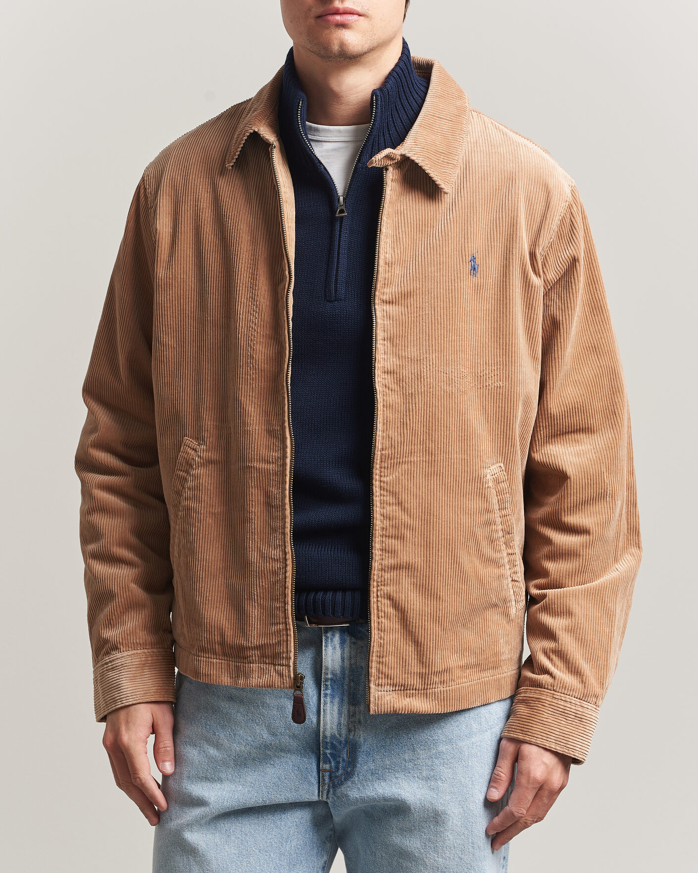 Herren | Jacken | Polo Ralph Lauren | Wale Corduroy Windbreaker Vintage Khaki