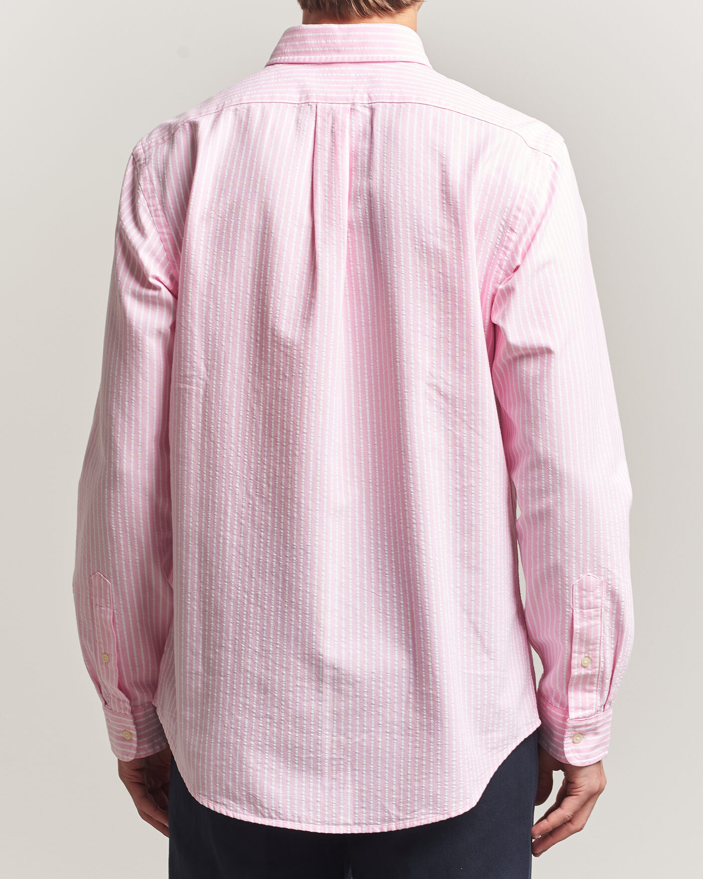 Herren | Hemden | Polo Ralph Lauren | Custom Fit Seersucker/Oxford Stripe Shirt New Rose