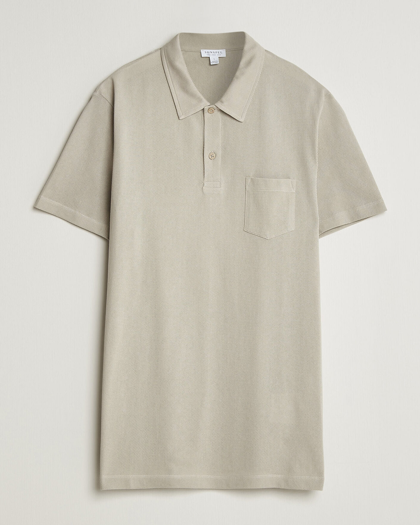 Herren | Poloshirts | Sunspel | Riviera Polo Shirt Ash
