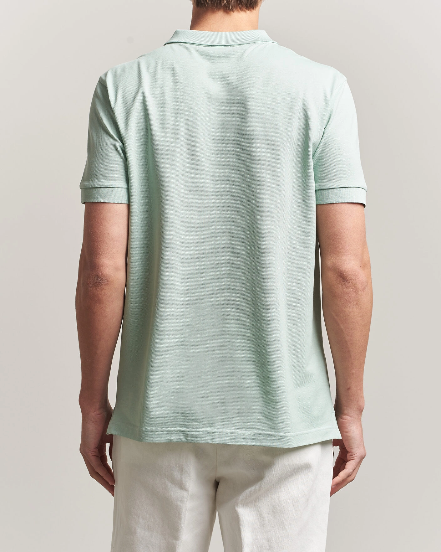 Herren | Poloshirts | Sunspel | Short Sleeve Pique Polo Laurel Green