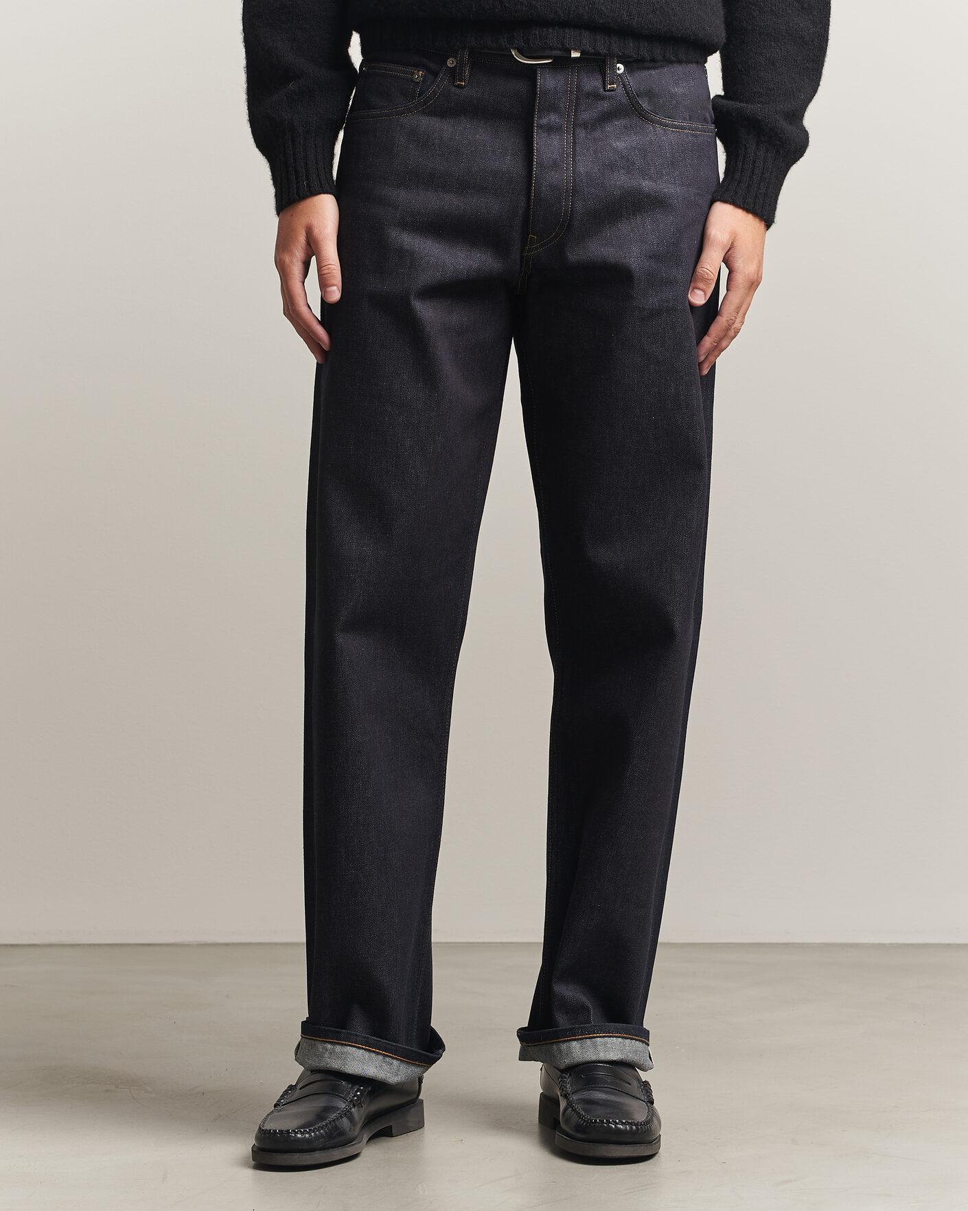 Herren | Hosen | Sunflower | Loose Selvedge Jeans Raw Indigo