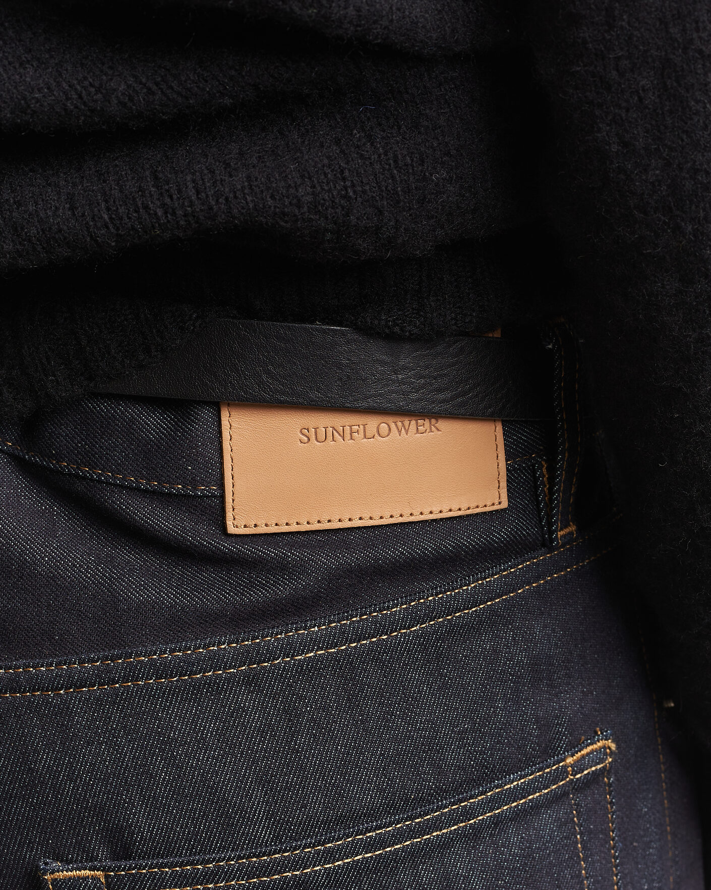 Herren | Hosen | Sunflower | Loose Selvedge Jeans Raw Indigo