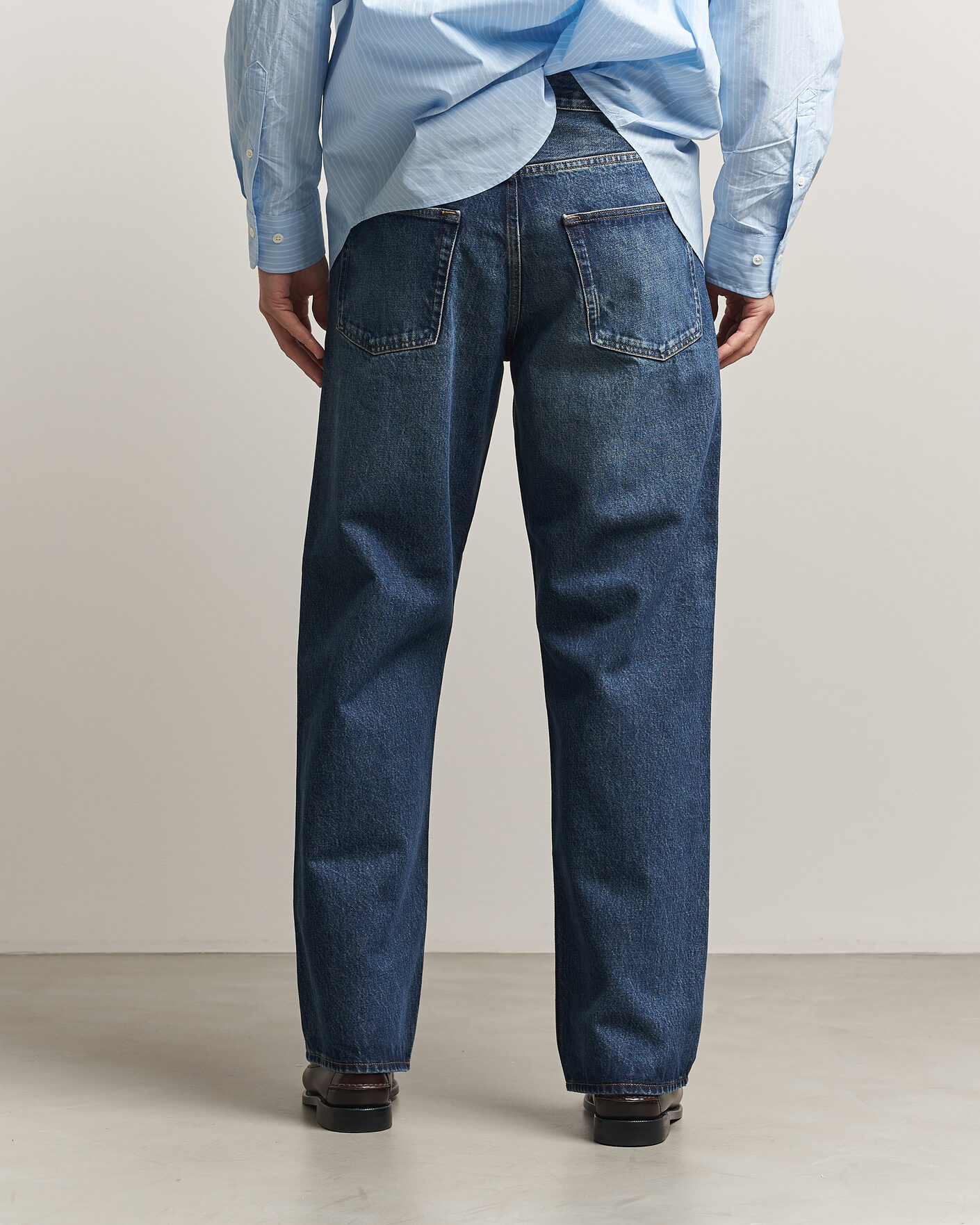Herren | Hosen | Sunflower | Loose Jeans Dark Blue Worn