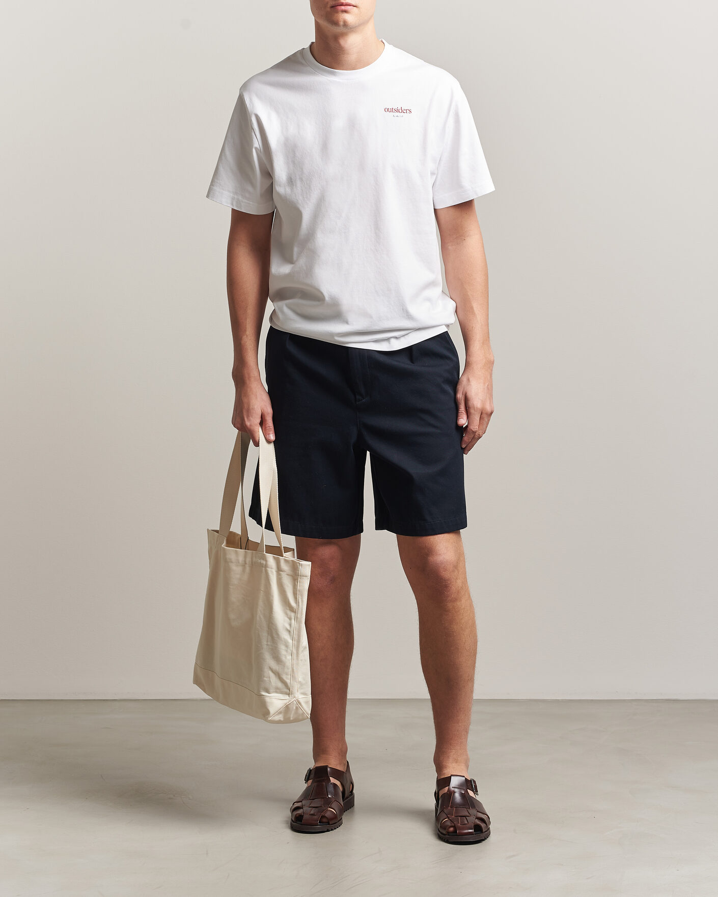 Herren | T-Shirts | Forét | To Do Back Print T-Shirt White