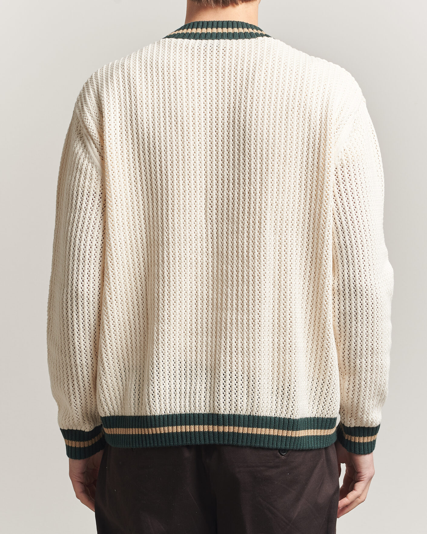 Herren | Pullover | LES DEUX | Lace Knitted Cardigan Eggnog White