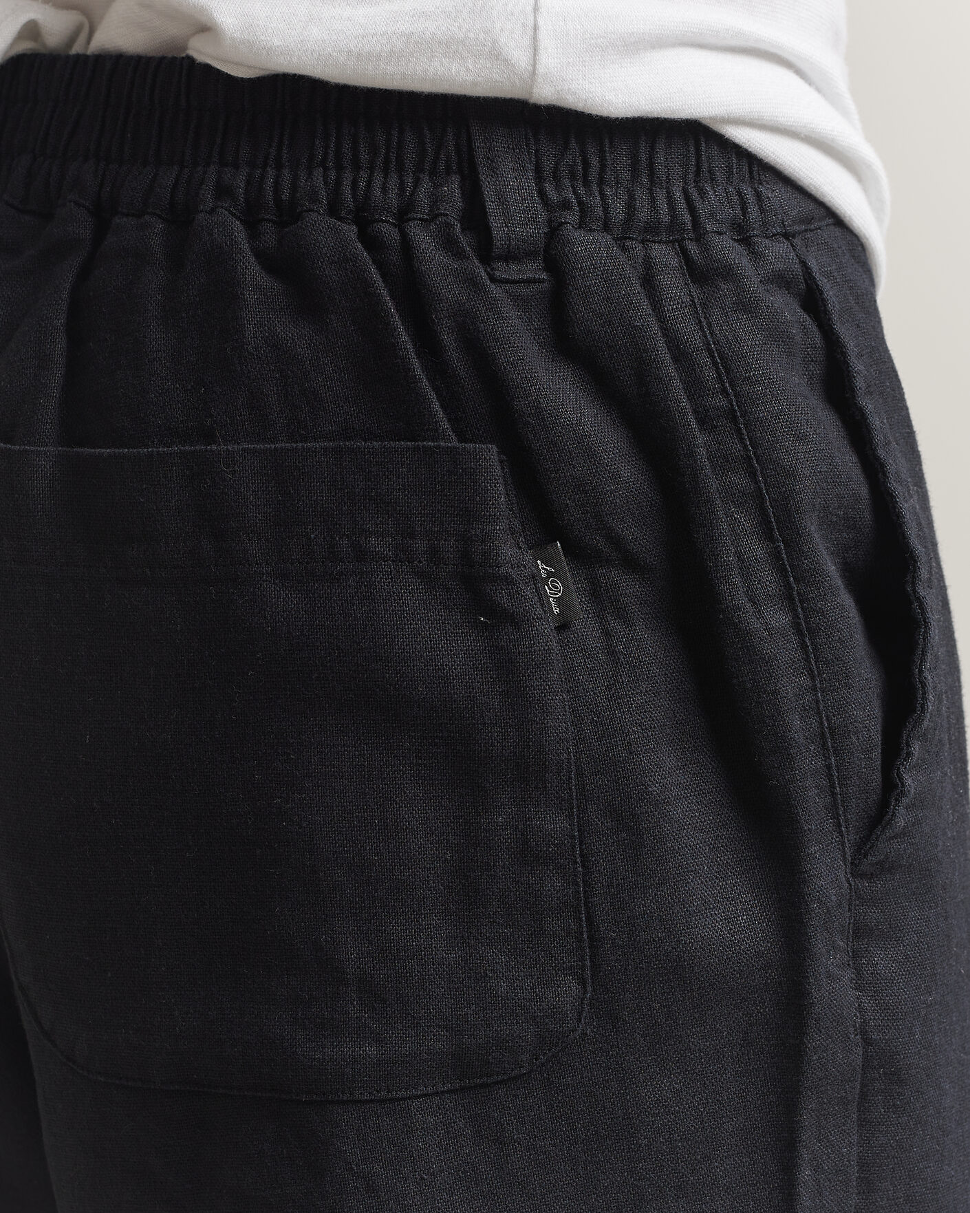 Herren | Hosen | LES DEUX | Linen Comfort Suit Pants Black