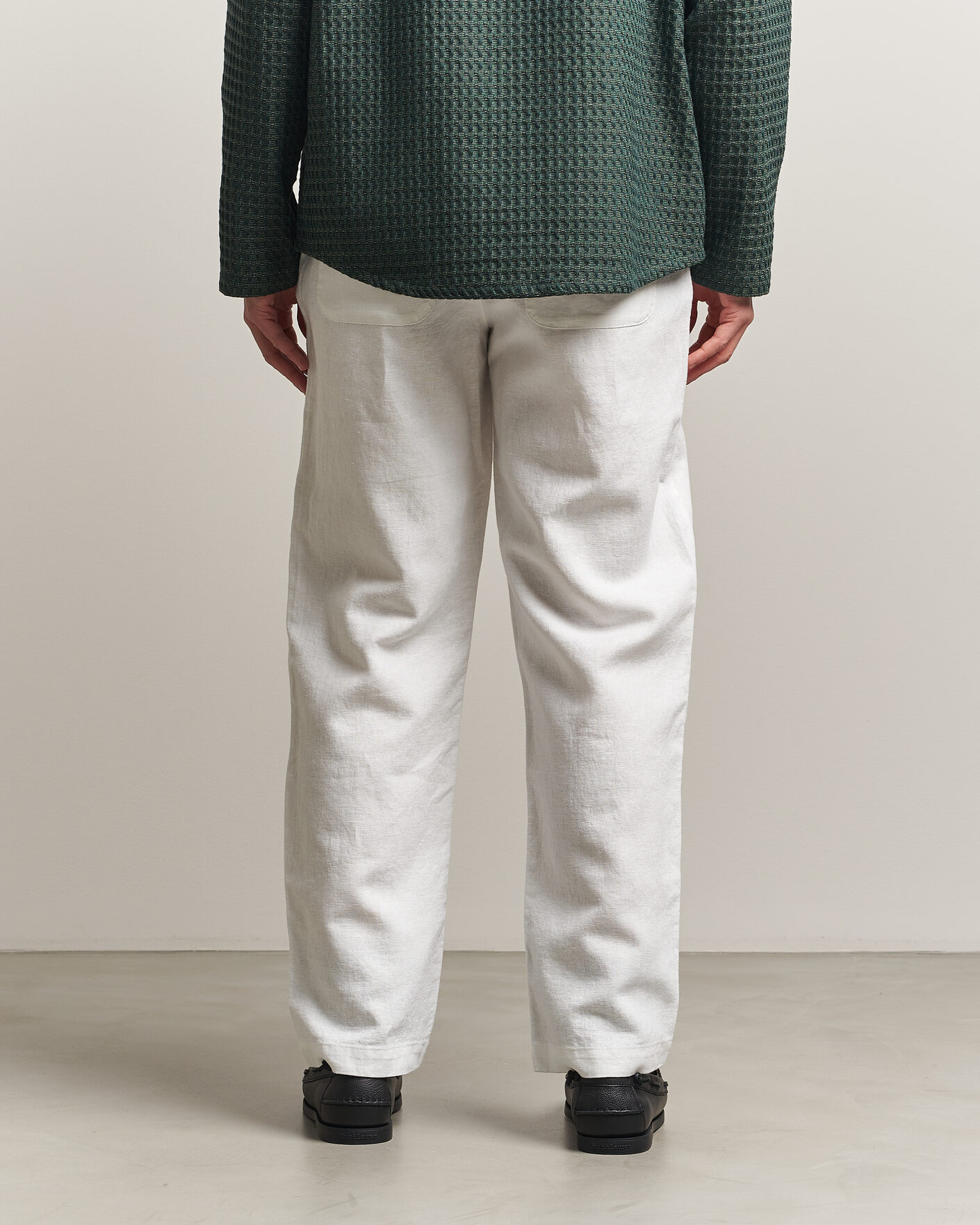 Herren | Hosen | LES DEUX | Linen Comfort Suit Pants White