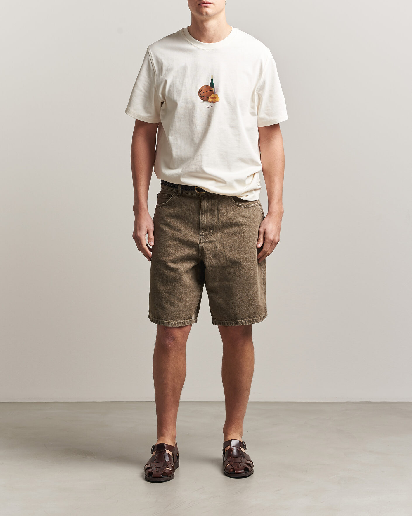 Herren | Shorts | LES DEUX | Denim Shorts Light Brown