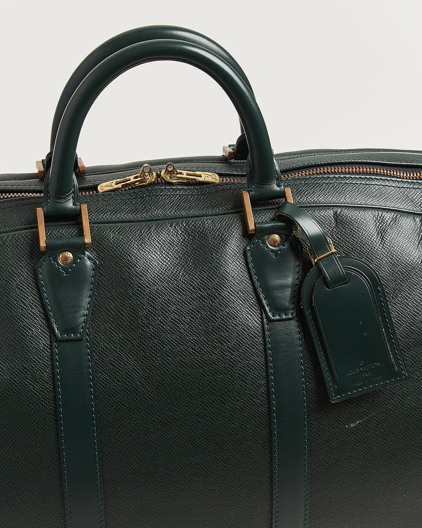 Herren | Pre-Owned & Vintage Bags | Louis Vuitton Pre-Owned | Taiga Kendall GM Bag Green