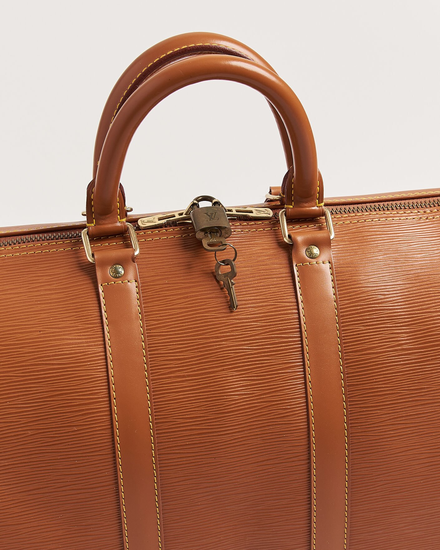 Herren | Pre-Owned & Vintage Bags | Louis Vuitton Pre-Owned | Keepall Epi Leather 45 Brown