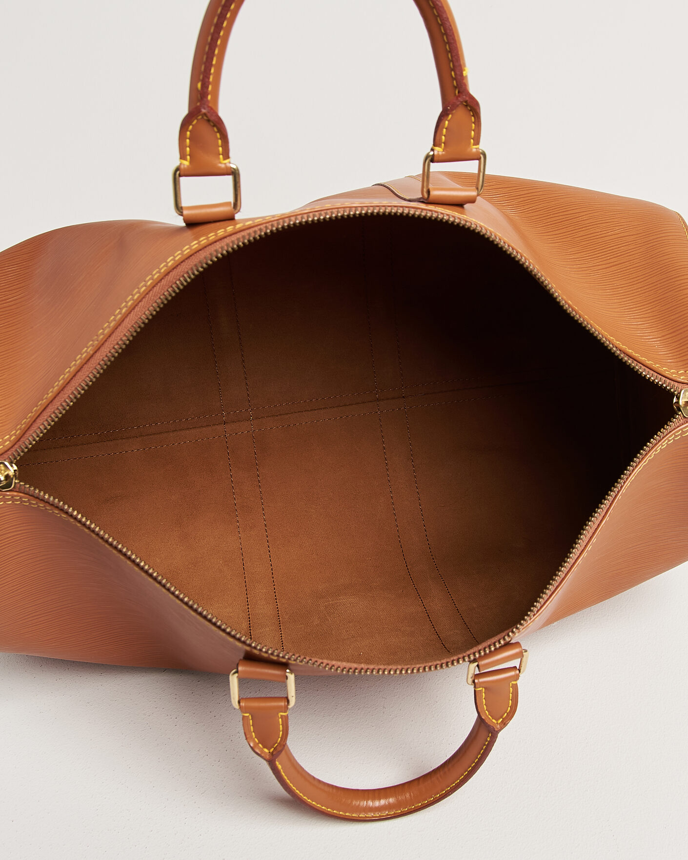 Herren | Pre-Owned & Vintage Bags | Louis Vuitton Pre-Owned | Keepall Epi Leather 45 Brown