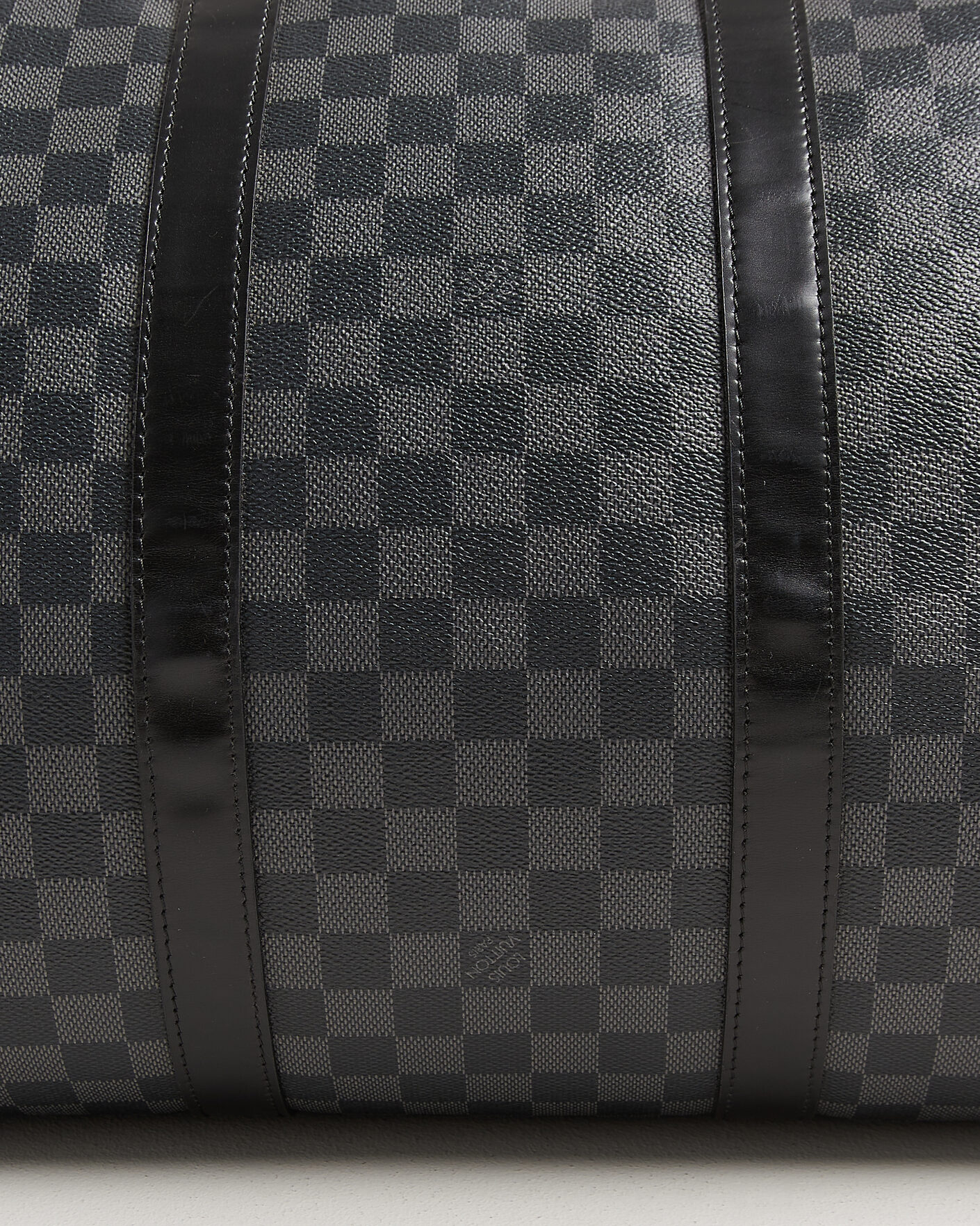 Herren | Pre-Owned & Vintage Bags | Louis Vuitton Pre-Owned | Keepall Bandouliére 55 Damier Graphite
