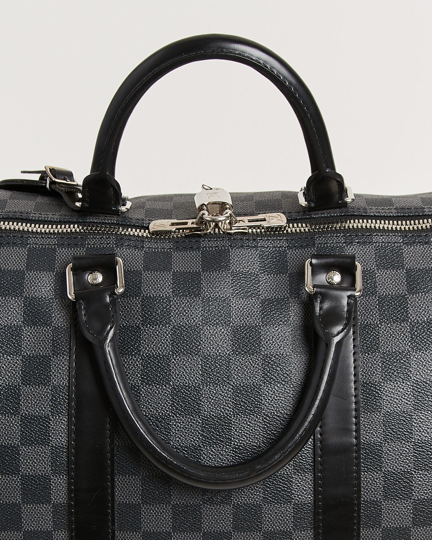 Herren | Pre-Owned & Vintage Bags | Louis Vuitton Pre-Owned | Keepall Bandouliére 55 Damier Graphite