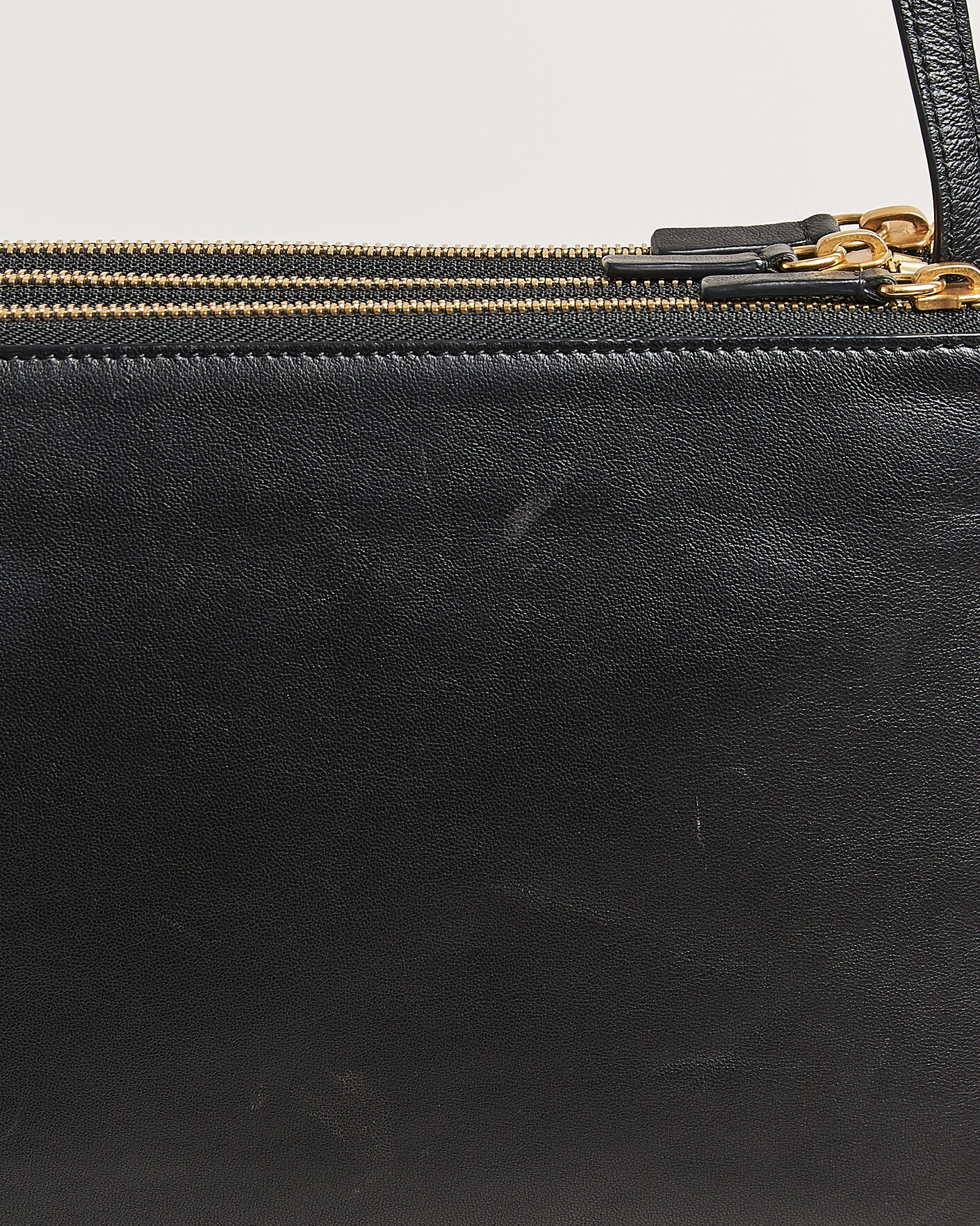 Herren | Pre-Owned & Vintage Bags | Celine Pre-Owned | Trio Bag Medium Leather Black