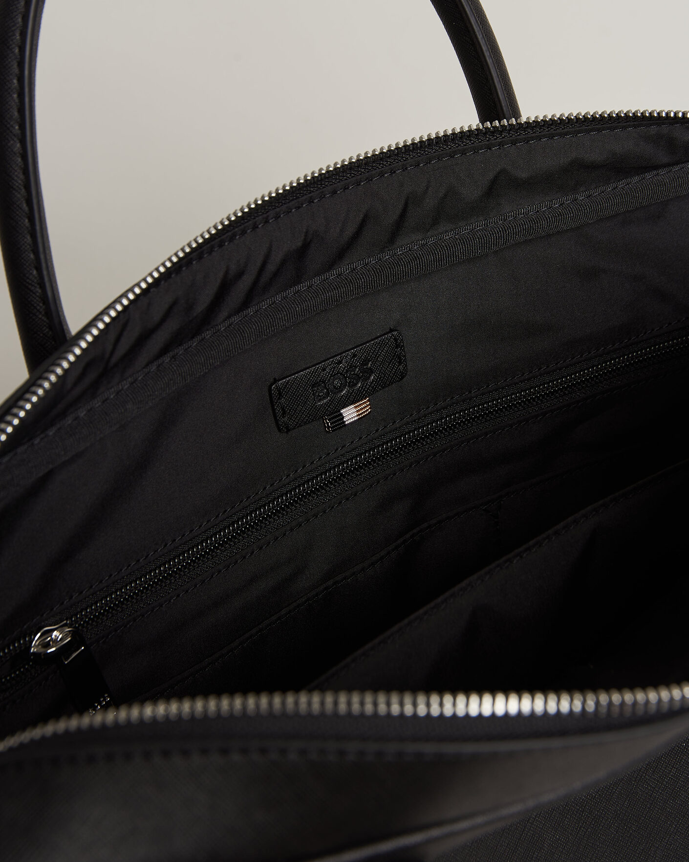 Herren | Taschen | BOSS BLACK | Northon Leather Document Case Black
