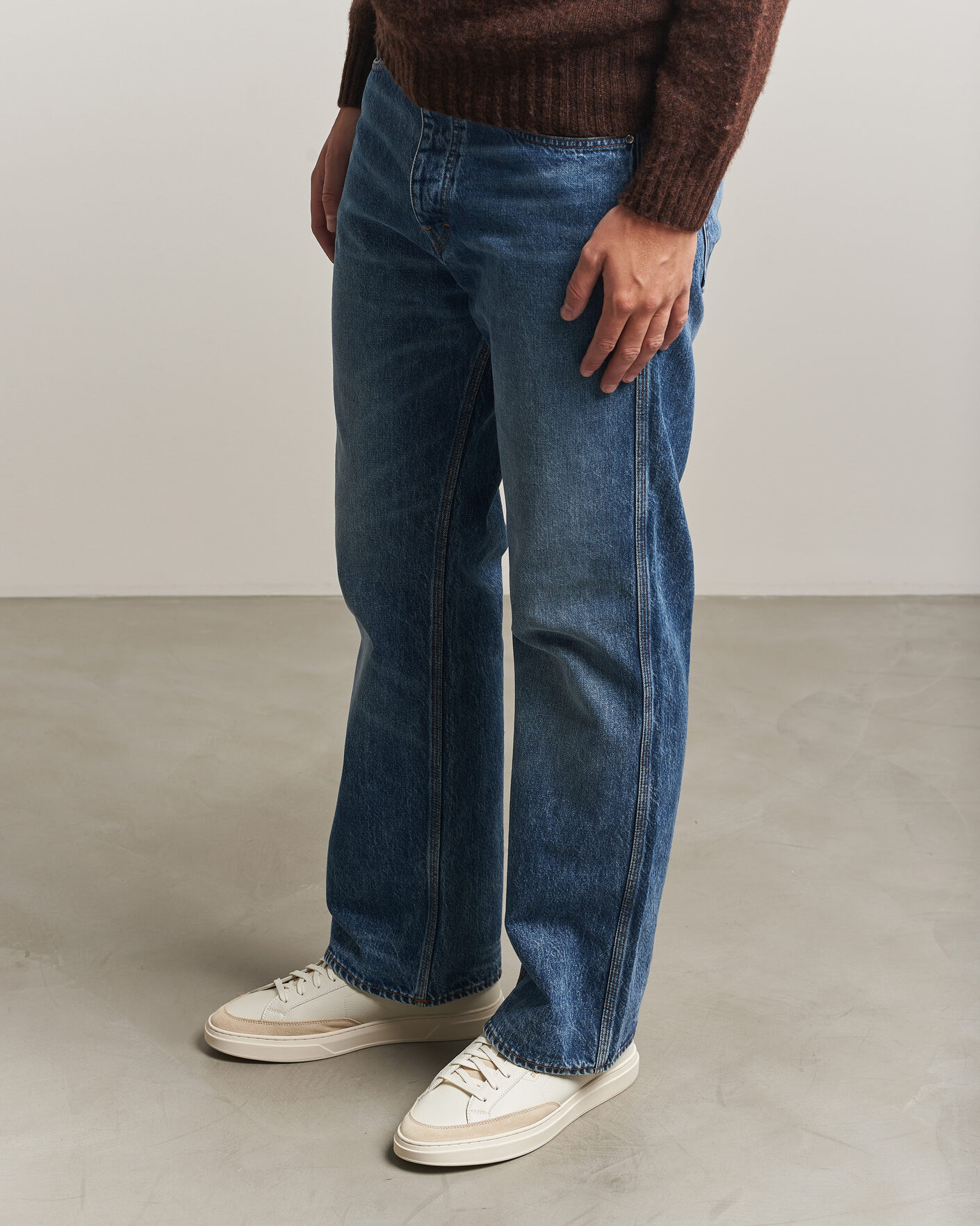 Herren | Sneaker | BOSS BLACK | Kieran Leather/Suede Sneaker Open White