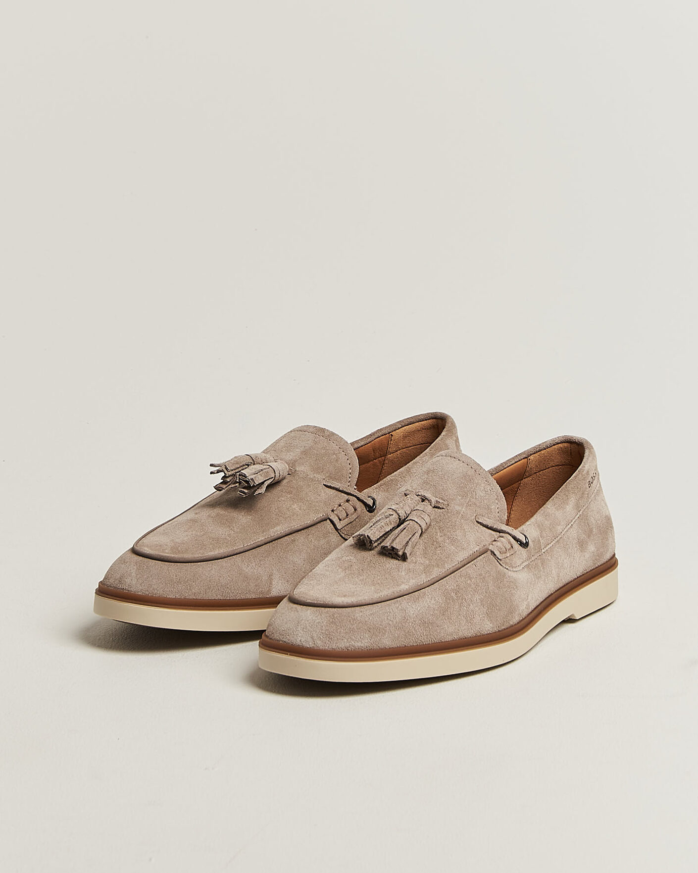 Herren | Loafer | BOSS BLACK | Hedley Suede Tassle Loafer Dark Beige