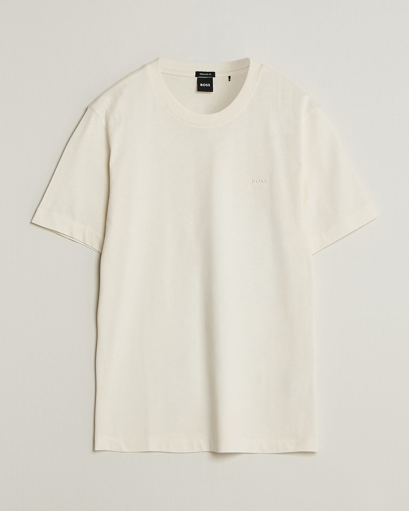 Herren | T-Shirts | BOSS BLACK | Thompson Crew Neck T-Shirt Open White